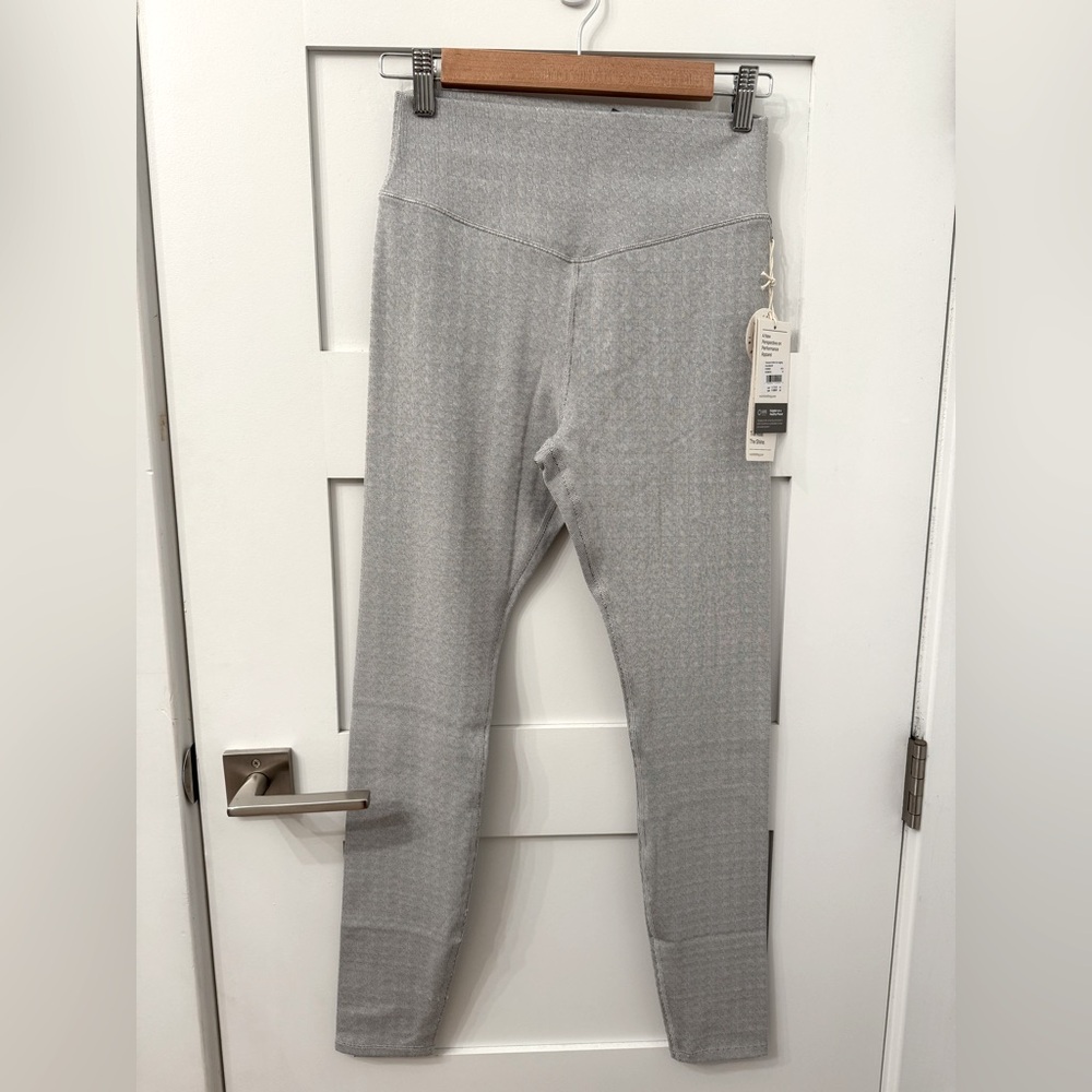 Gray High-Waisted Leggings